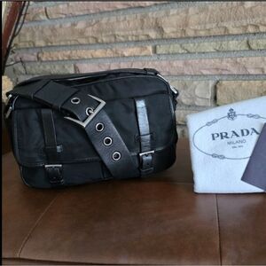 PRADA Tessuto Nylon Messenger Bag